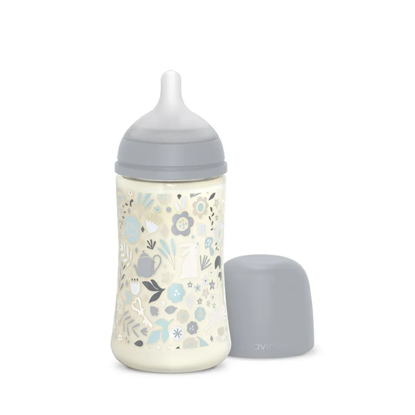 Biberon avec tétine symétrique SX Pro M 270ml Wonderland bleu