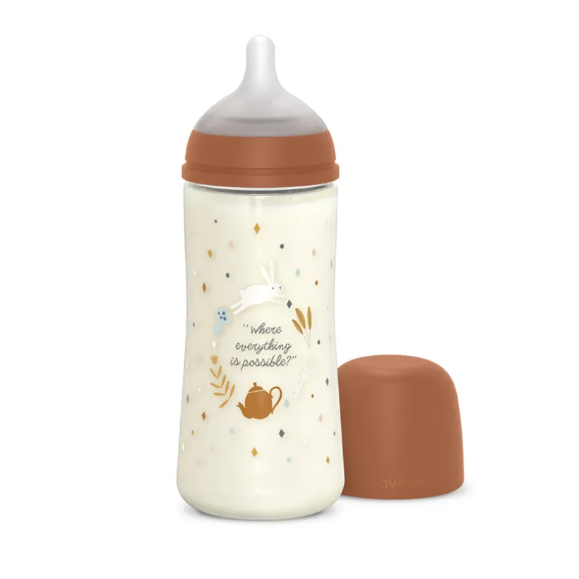 Biberon avec tétine symétrique SX Pro L 360ml Wonderland Camel