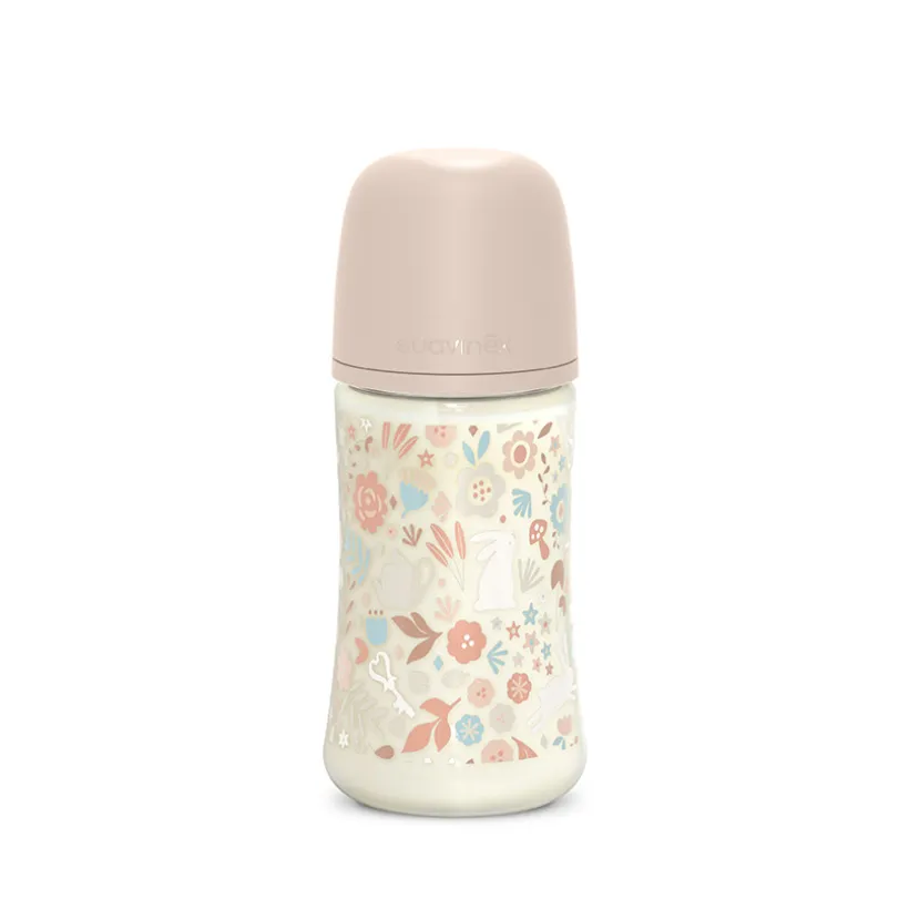 Biberon avec tétine symétrique SX Pro M 270ml Wonderland rose