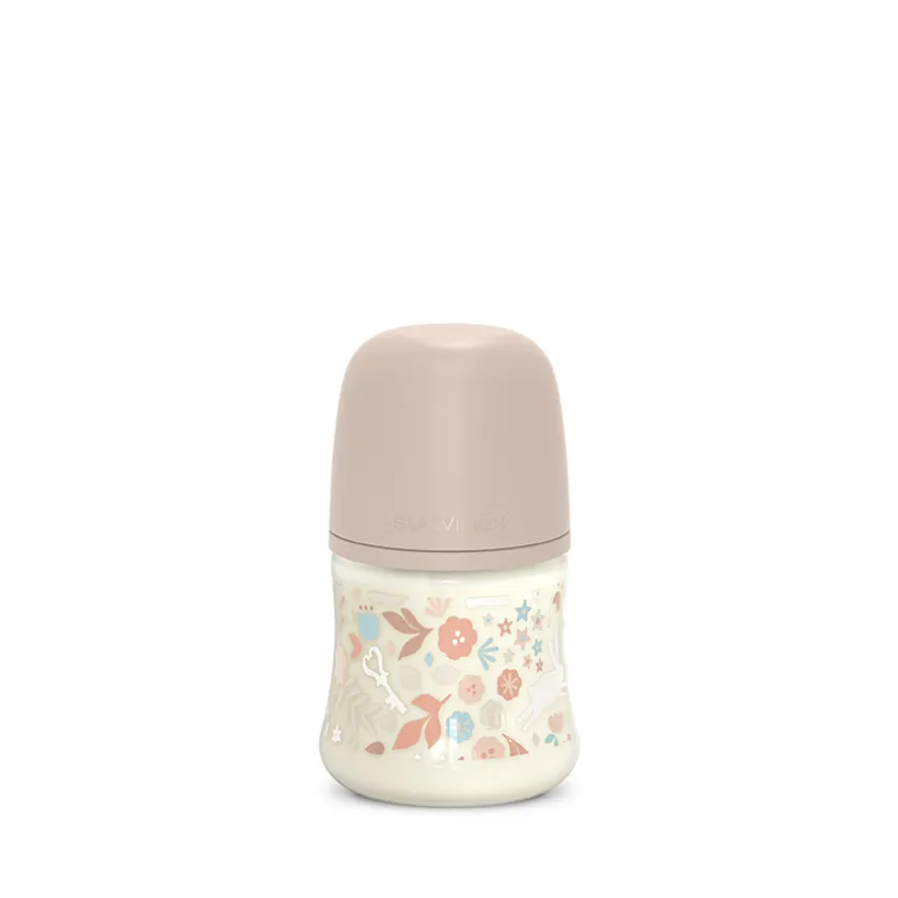 Biberon avec tétine symétrique SX Pro S 150ml Wonderland rose