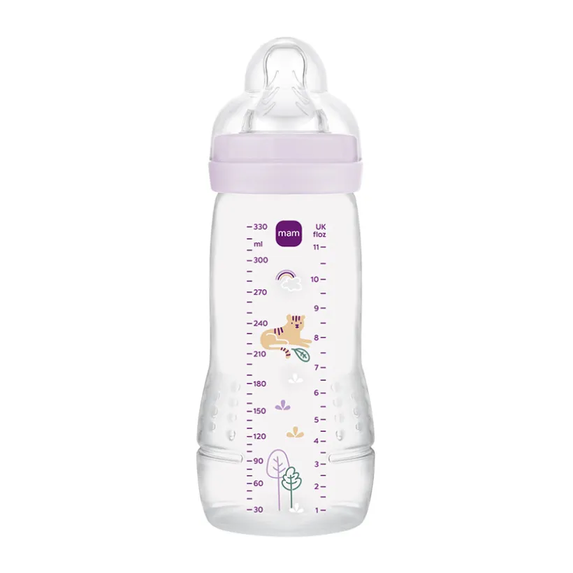 Biberon Easy Active débit rapide 330ml lilas