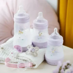 Biberon Easy Start anti-colique 260 ml lilas
