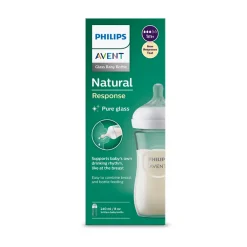 Biberon en verre Natural Response 240 ml