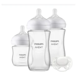 Biberon Kit Nouveau-né en Verre Natural Response 3.0