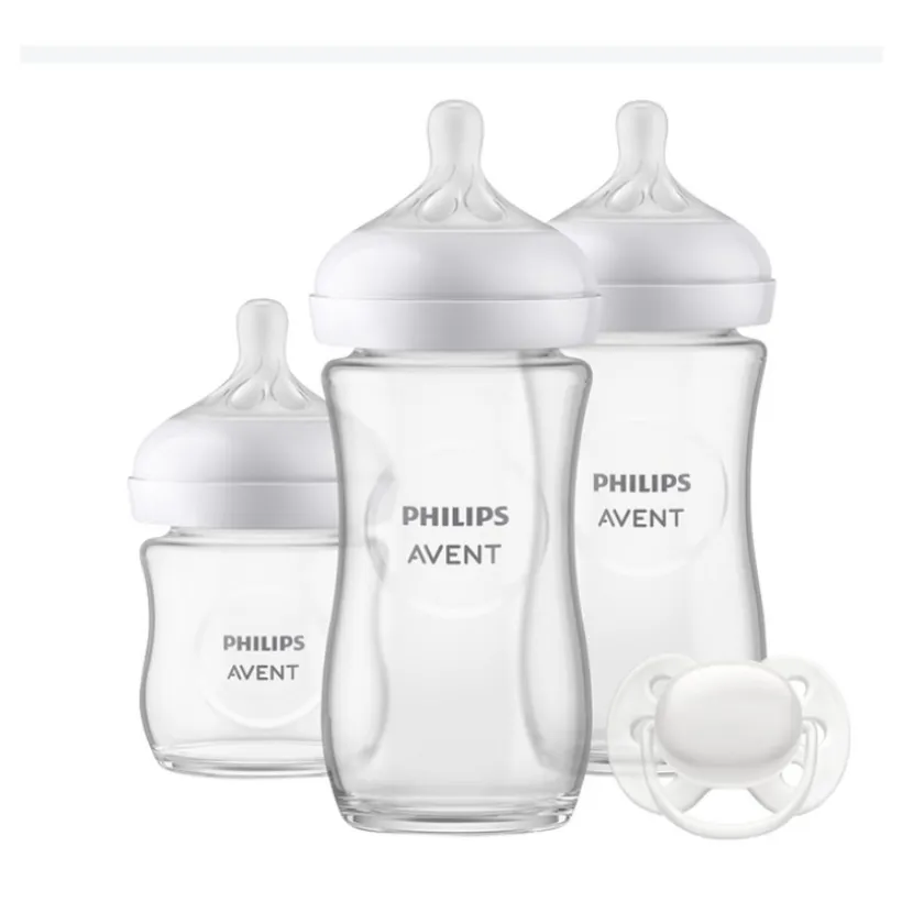 Biberon Kit Nouveau-né en Verre Natural Response 3.0