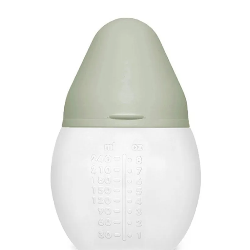Biberon 240ml anti-colique en silicone Sauge