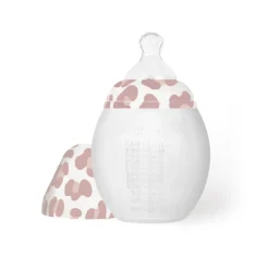 Biberon 330ml anti-colique en silicone Graouu Pink