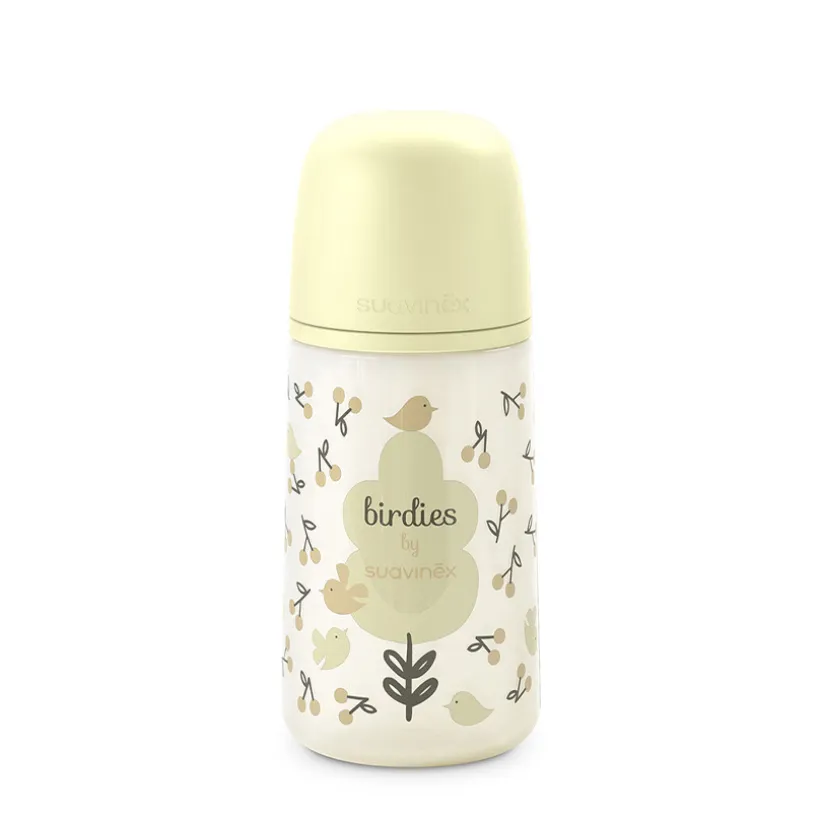 Biberon 270ml avec tétine SX Pro M Birdies beige