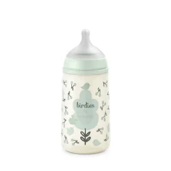 Biberon 270ml avec tétine SX Pro M Birdies vert