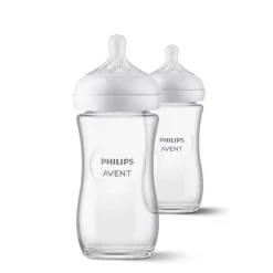 Biberon Natural Response 3.0 en Verre 240ml - 2 pièces