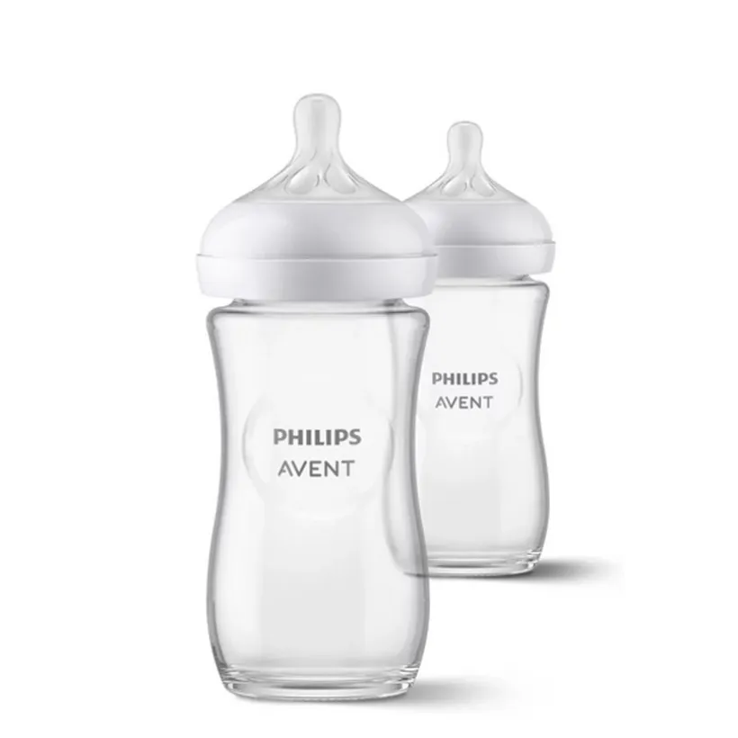 Biberon Natural Response 3.0 en Verre 240ml - 2 pièces
