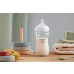 Biberon Natural Response 3.0 en Verre 240ml - 2 pièces