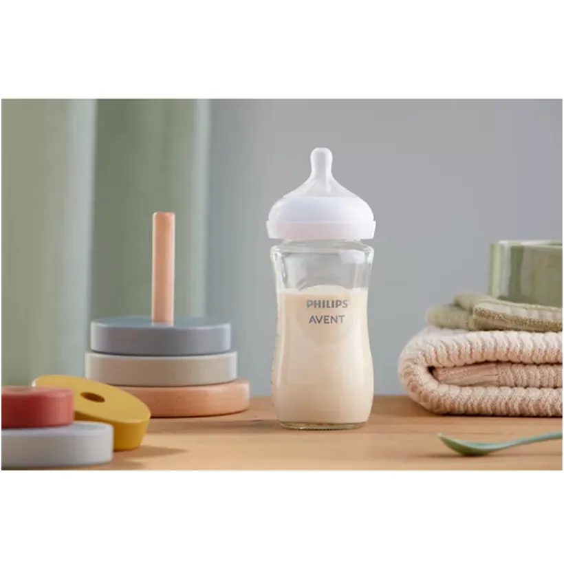 Biberon Natural Response 3.0 en Verre 240ml - 2 pièces