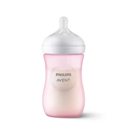 Biberon Natural Response 260 ml rose