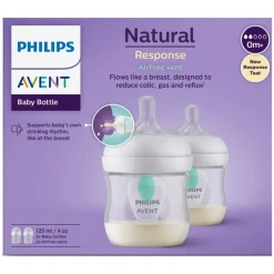 Biberon Natural Response 3.0 Valve Airfree Duo 125ml - 2 pièces