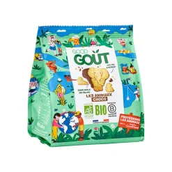 Biscuits animaux nappés au chocolat - 120g