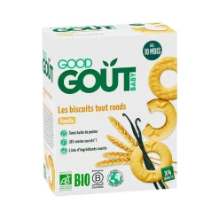 Biscuits tout ronds à la vanille - 80g