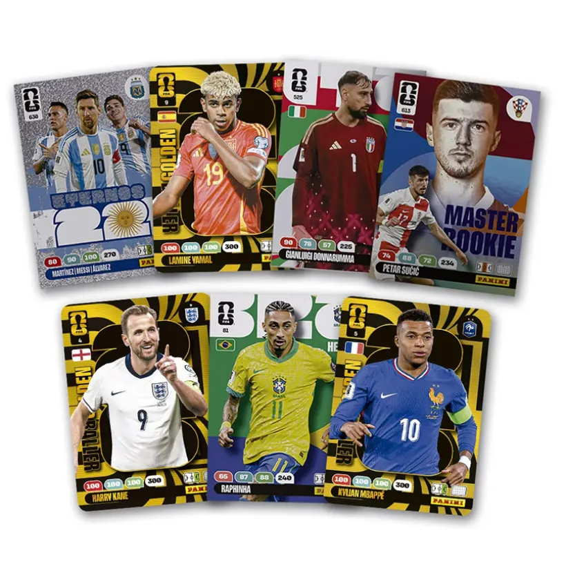 Blister 3 pochettes cartes adrenalyn XL de la Coupe du monde de la FIFA 2026 + 2 cartes édition limitée