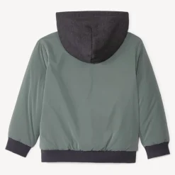 Blouson aviateur avec capuche molleton pour garçon