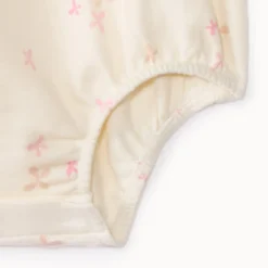 Body manches longues à col claudine brodée pour bébé fille