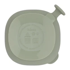 Bol en silicone avec ventouse et couvercle Sage