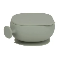 Bol en silicone avec ventouse et couvercle Sage