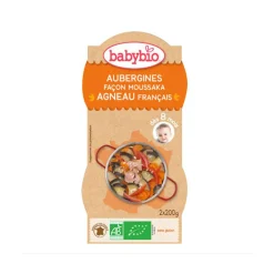 Bols d'Aubergine façon Moussaka et Agneau 2x200g