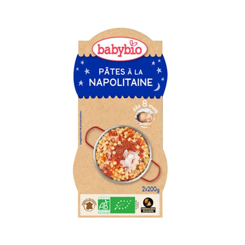 Bols de Pâtes à la Napolitaine et Tomate 2x200g