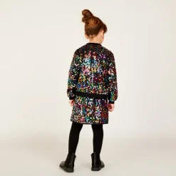 Bombers de fête à sequins multicolores pour fille
