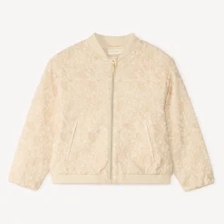 Bombers en toile avec surpiqûres fantaisie pour fille