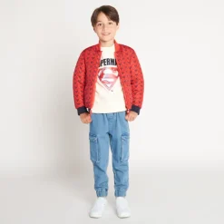 Bombers réversible Superman Warner pour garçon