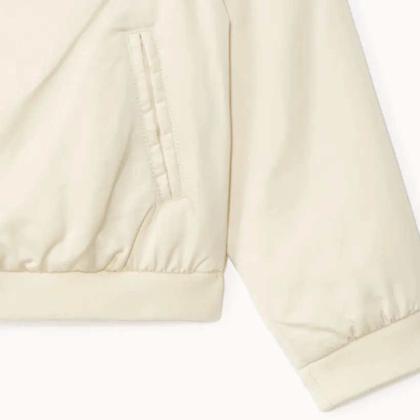 Bombers satiné à broderies cachemire pour fille
