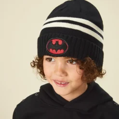 Bonnet avec patch brodé Batman Warner pour garçon