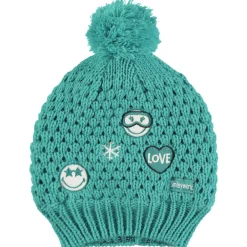 Bonnet en maille épaisse à badges SmileyWorld