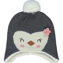 Bonnet en tricot fantaisie pour bébé fille