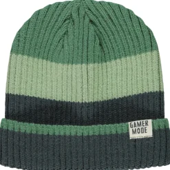 Bonnet en tricot à rayures pour garçon