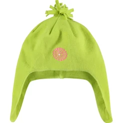 Bonnet micropolaire à pompon et cache-oreilles
