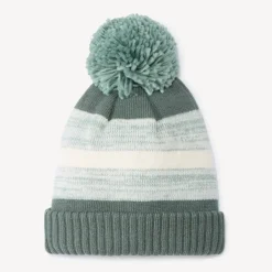 Bonnet à pompon en tricot pour garçon