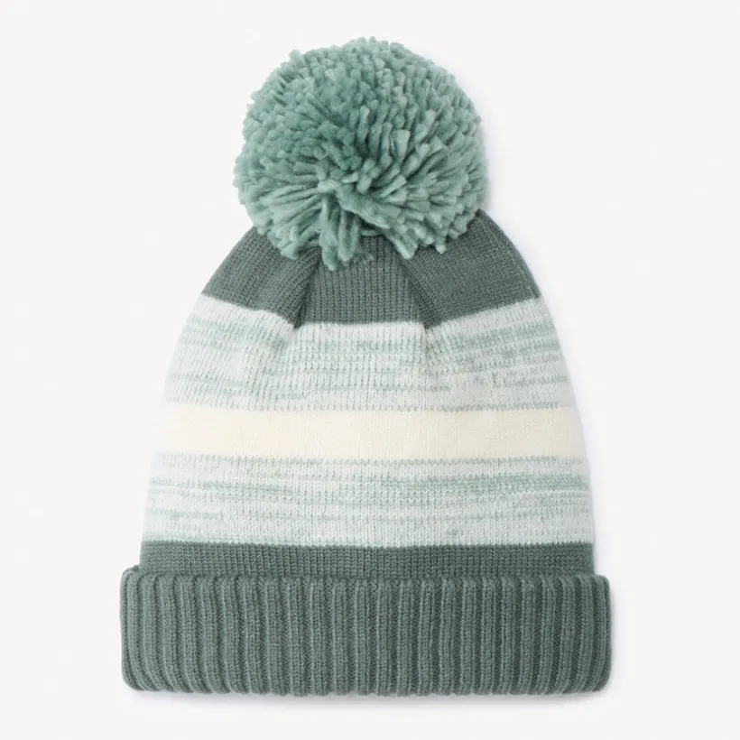 Bonnet à pompon en tricot pour garçon