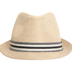 Borsalino avec galon en chambray pour bébé garçon