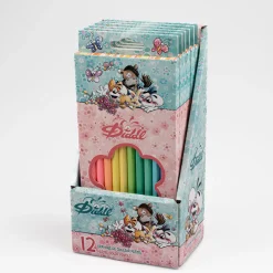 Boîte de 12 crayons de couleurs parfumés Diddl et ses amis