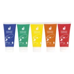 Boîte de 5 tubes de peinture au doigt
