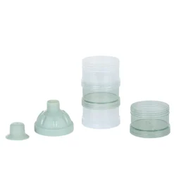 Boîte doseuse 4 compartiments - Verte