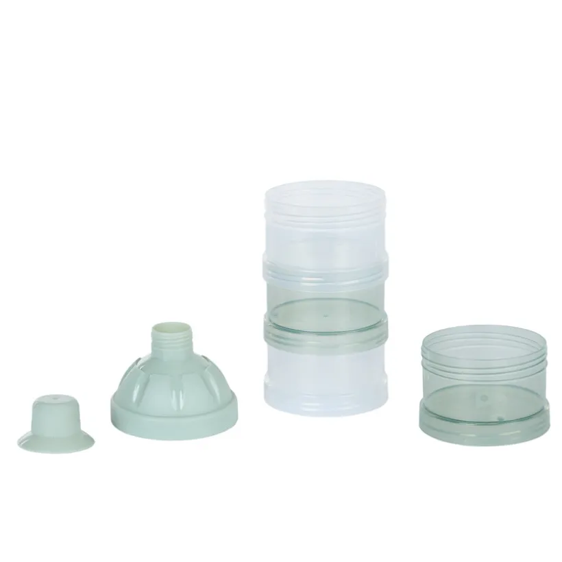 Boîte doseuse 4 compartiments - Verte