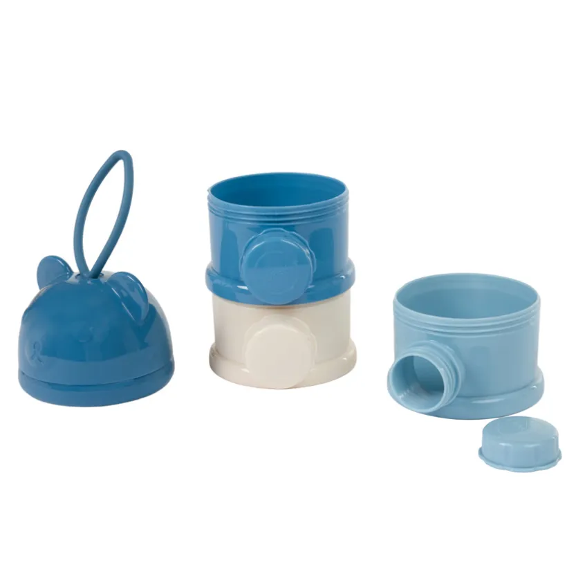 Boîte doseuse pour lait en poudre Miamix - Bleu