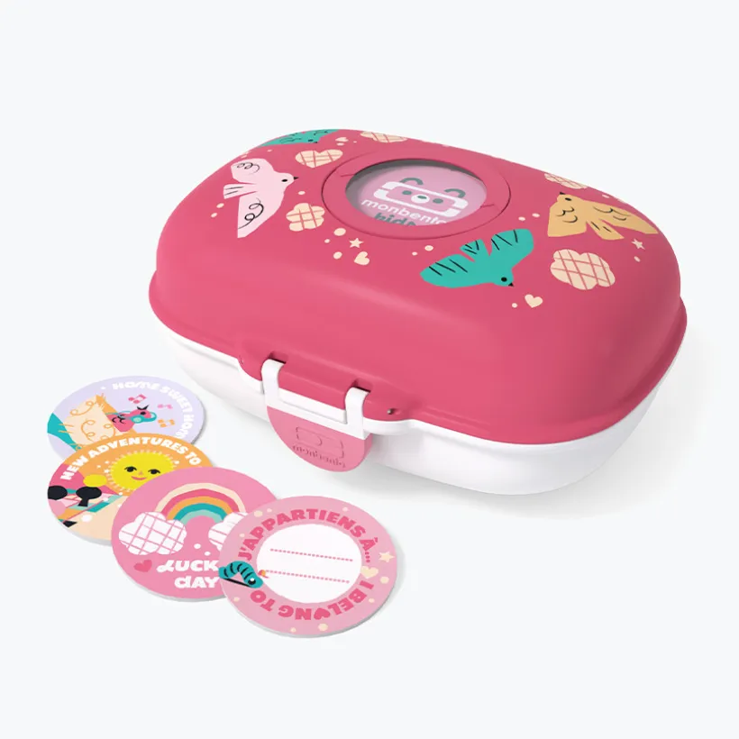 Boîte à goûter Gram Birds Rose