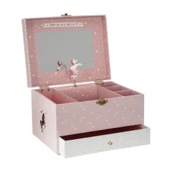 Boîte musicale Licorne - Rose