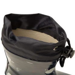 Bottes de pluie avec col imperméable imprimé pommes pour fille