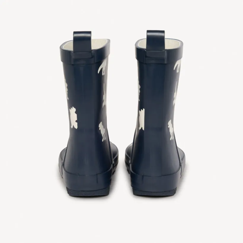 Bottes de pluie à couleur changeante imprimé dinos pour garçon