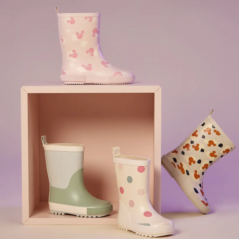 Bottes de pluie effet dégradé vert pour bébé garçon